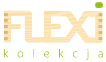 Logotyp strony poświęconej kolekcji meblowej Flexi www.mebleflexi.pl
