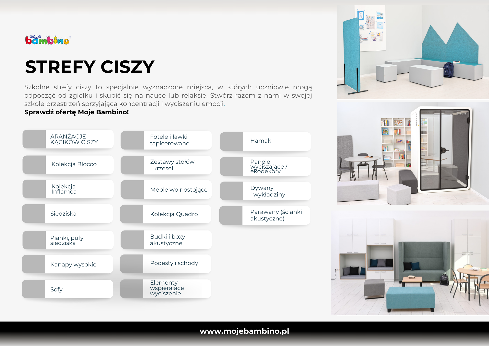 strefa ciszy w szkole katalog